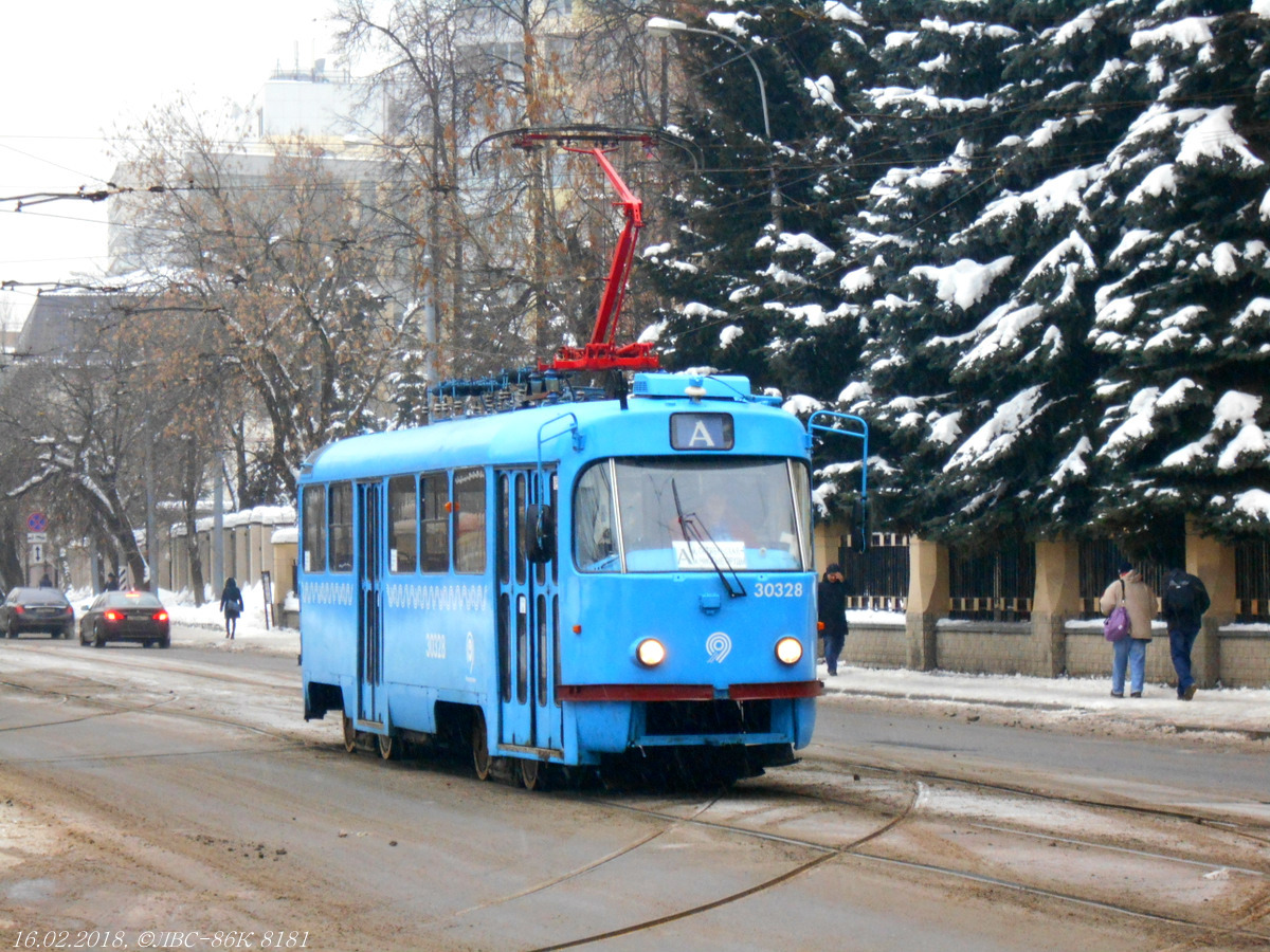 Москва. Tatra T3 (МТТА) №30328