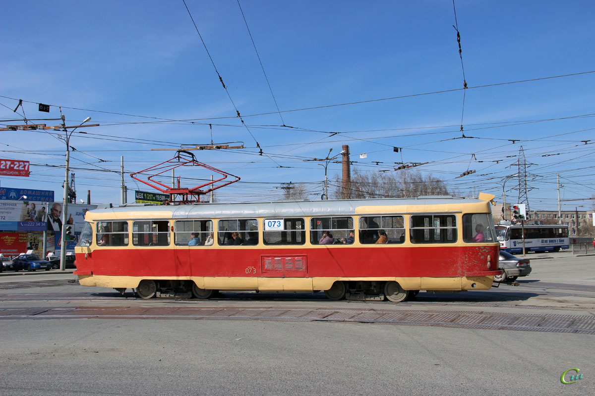 Екатеринбург. Tatra T3 (двухдверная) №073