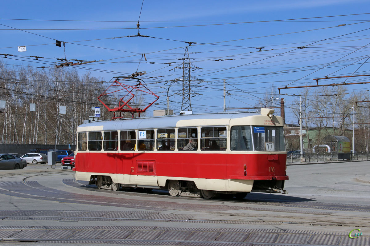 Екатеринбург. Tatra T3 (двухдверная) №116