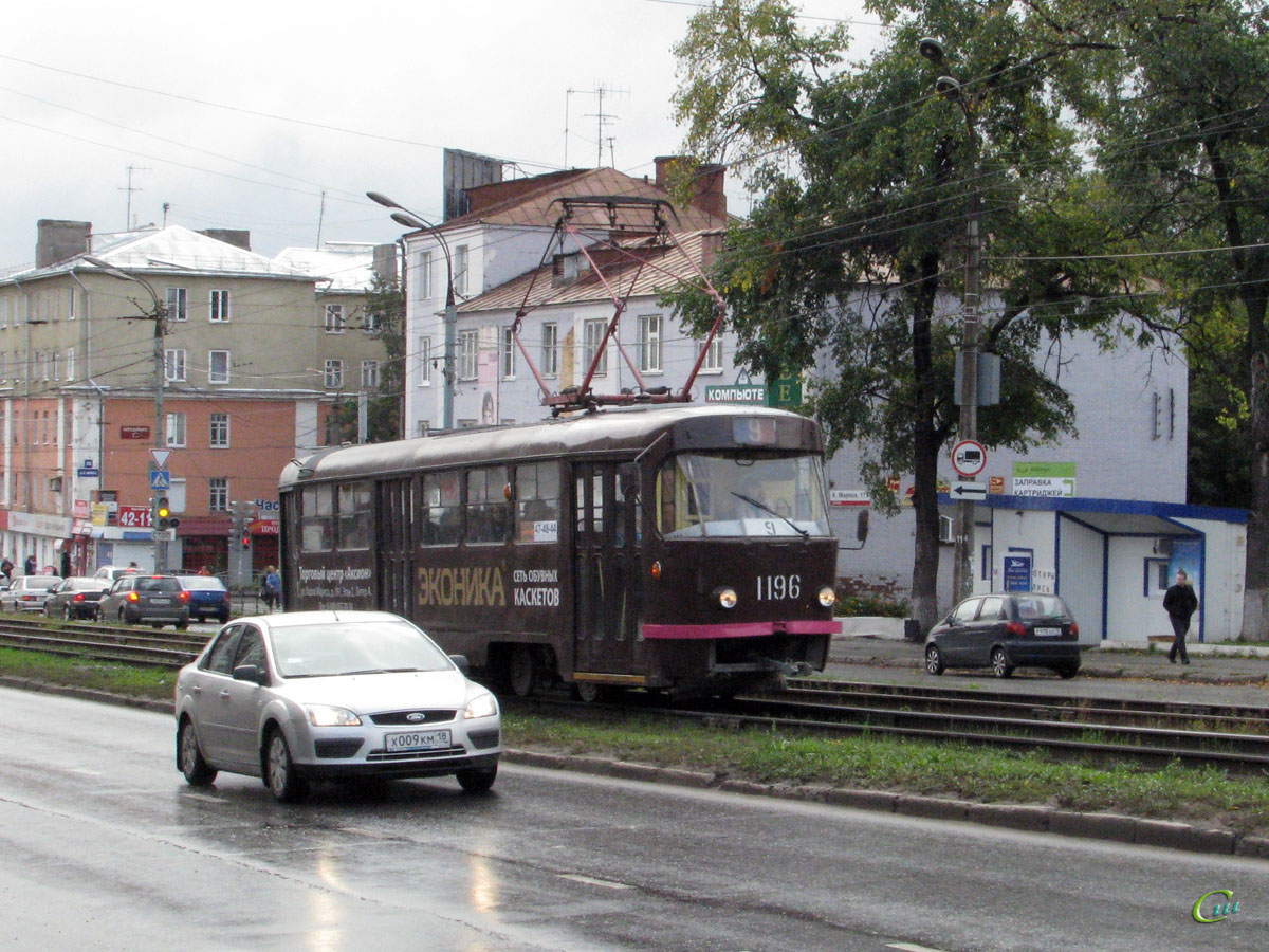 Ижевск. Tatra T3SU №1196