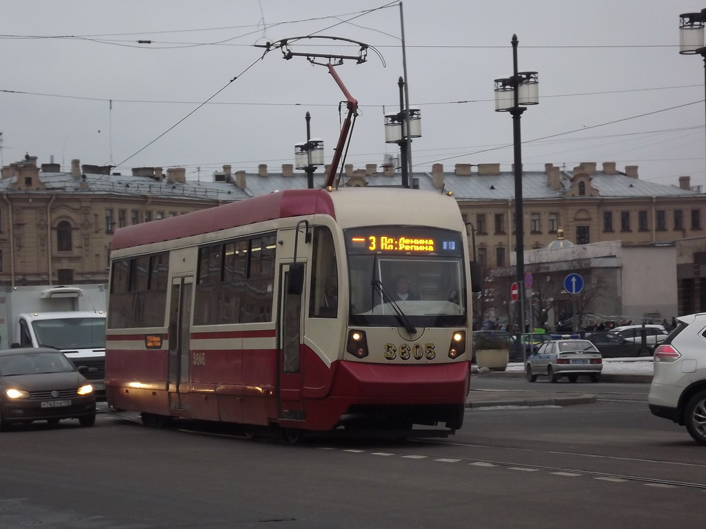 Санкт-Петербург. ЛМ-68М2 №3605