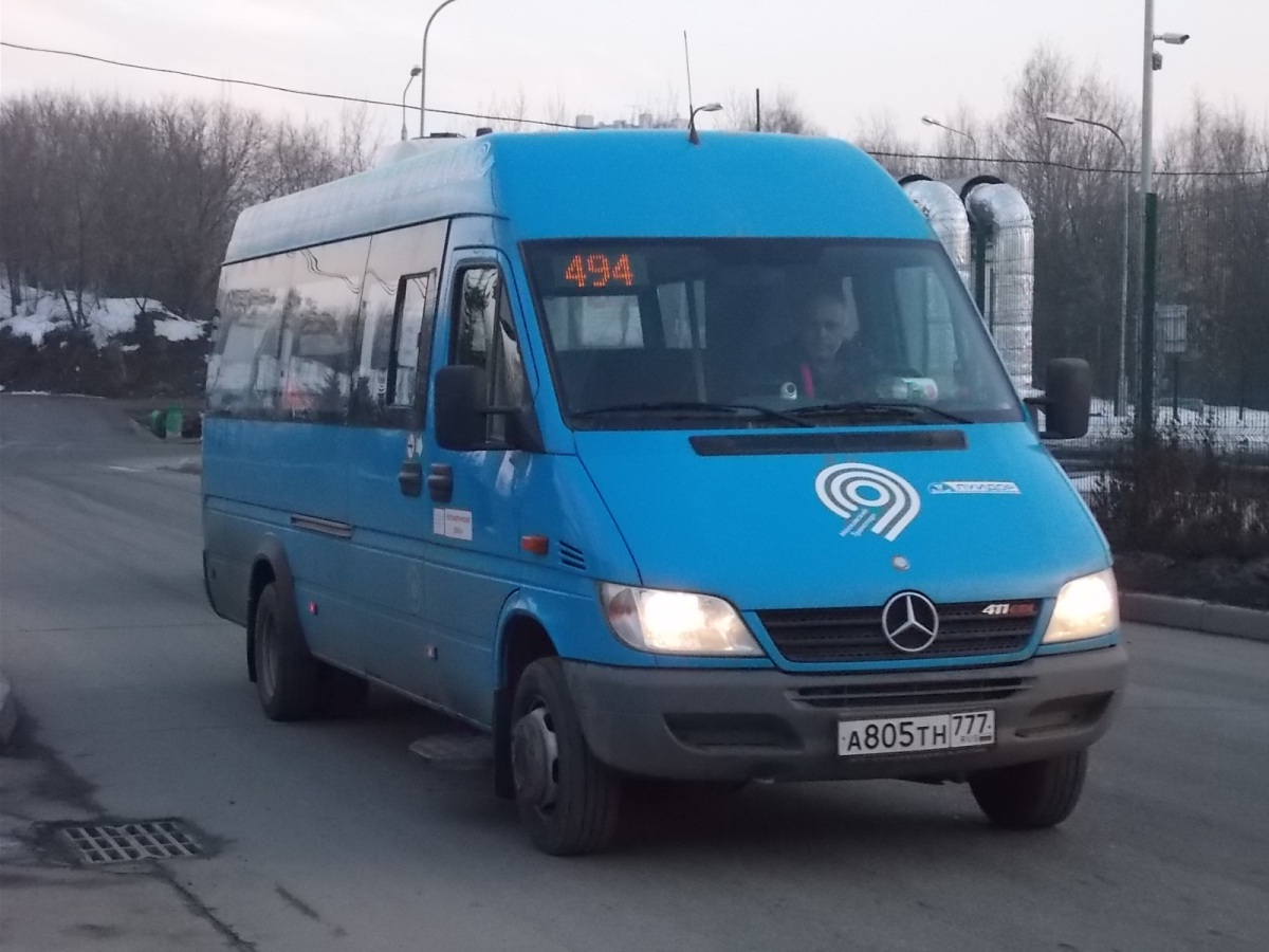 Москва. Луидор-223206 (Mercedes-Benz Sprinter) а805тн