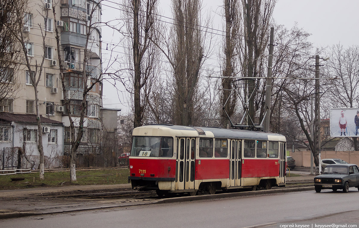 Одесса. Tatra T3SUCS №7111