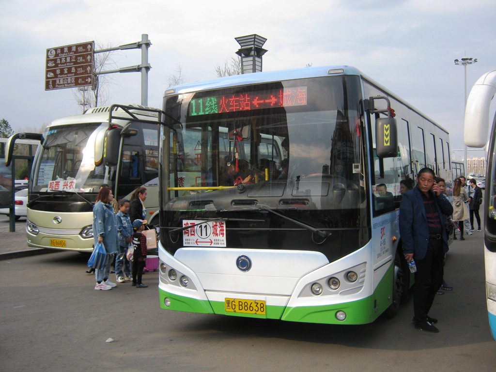 Цзиси. (автобус - модель неизвестна) 黑G B8638