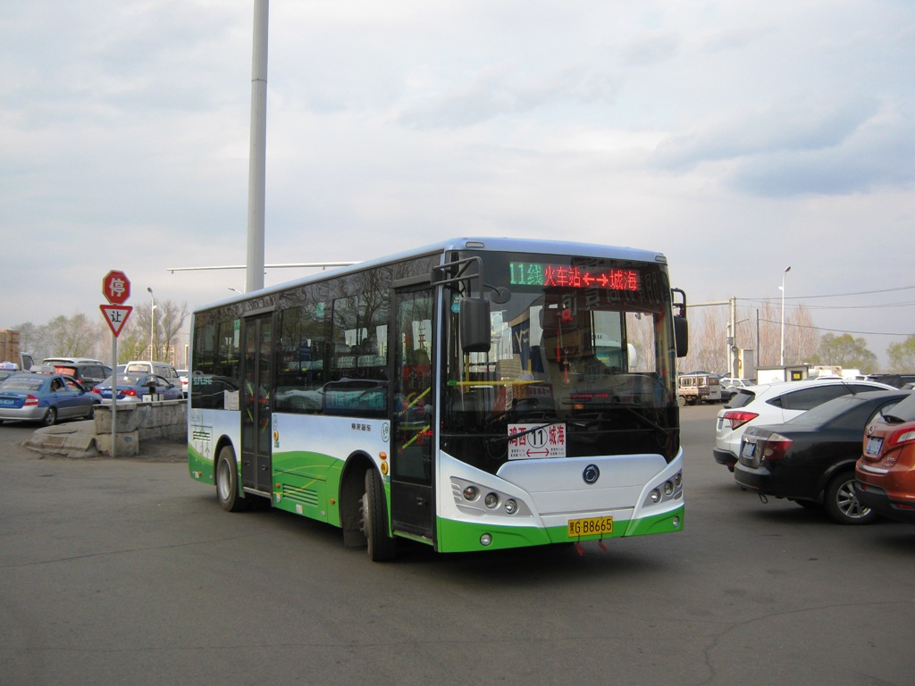 Цзиси. (автобус - модель неизвестна) 黑G B8665