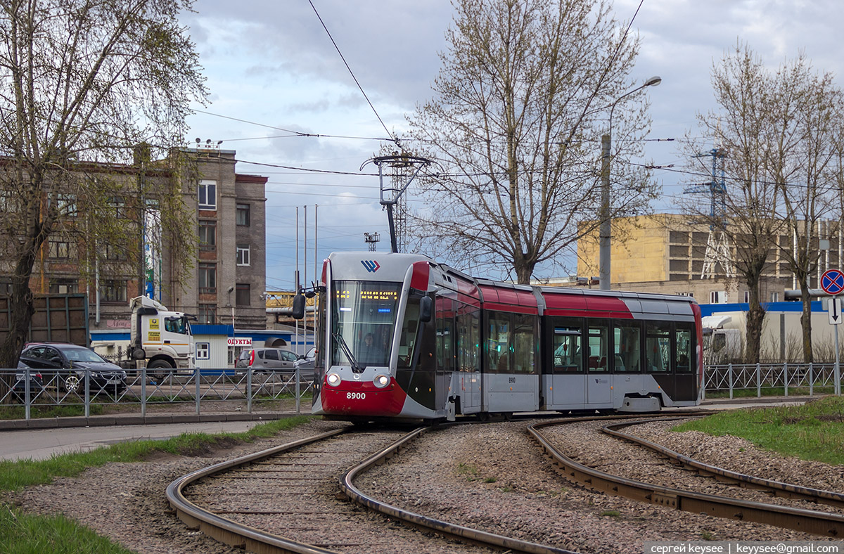 Санкт-Петербург. Alstom Citadis 301 CIS (71-801) №8900