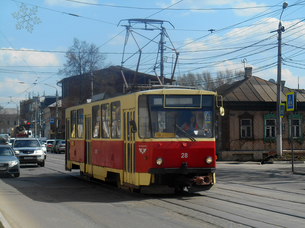 Тула. Tatra T6B5 (Tatra T3M) №28