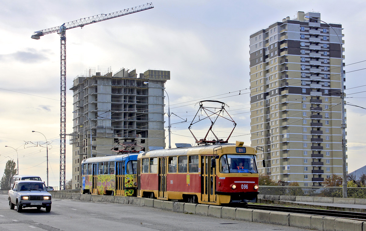 Краснодар. Tatra T3SU №072, Tatra T3SU №096