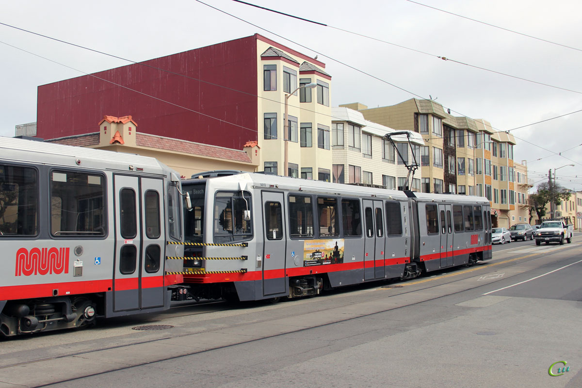 Сан-Франциско. Breda LRV №1491