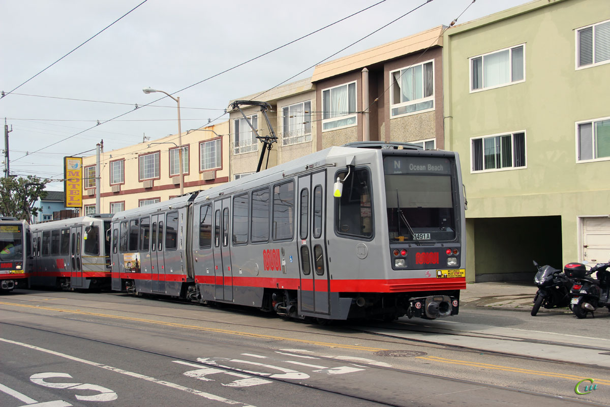 Сан-Франциско. Breda LRV №1491