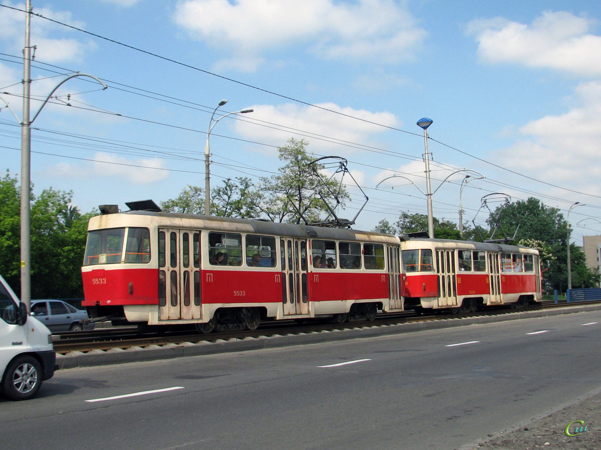 Киев. Tatra T3SU №5486, Tatra T3SU №5533