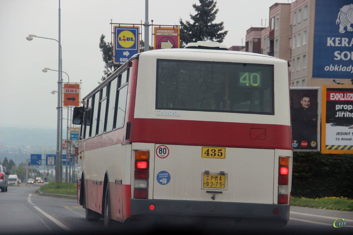 Пльзень. Автобус Karosa B931 № 435 (PMA 93-75), маршрут 40