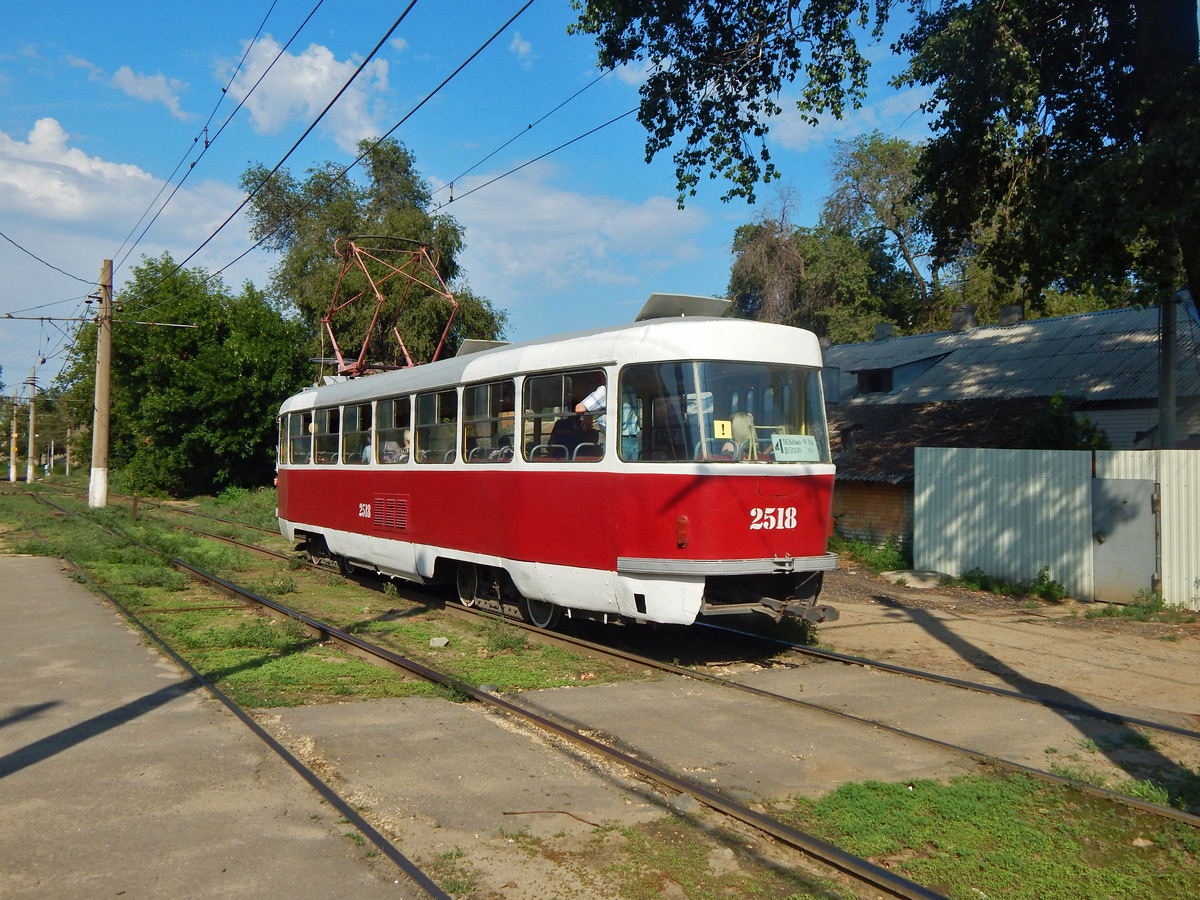 Волгоград. Tatra T3 (двухдверная) №2518