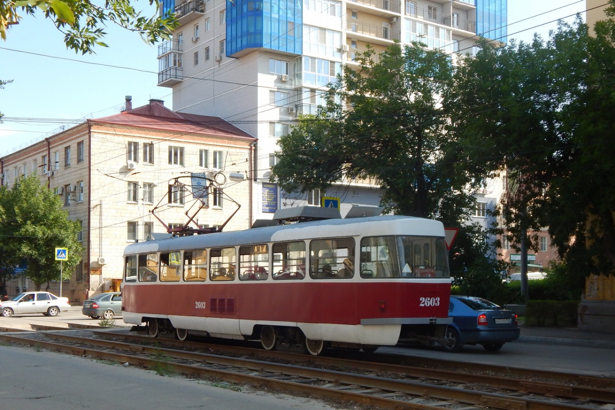 Волгоград. Tatra T3 (двухдверная) №2603