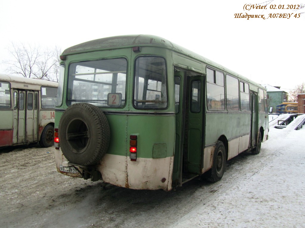 Шадринск. ЛиАЗ-677М а078еу