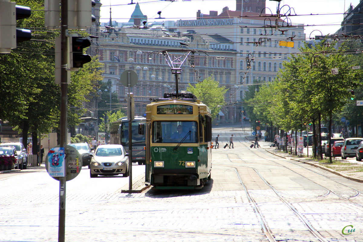 Хельсинки. Valmet MLNRV2 №72