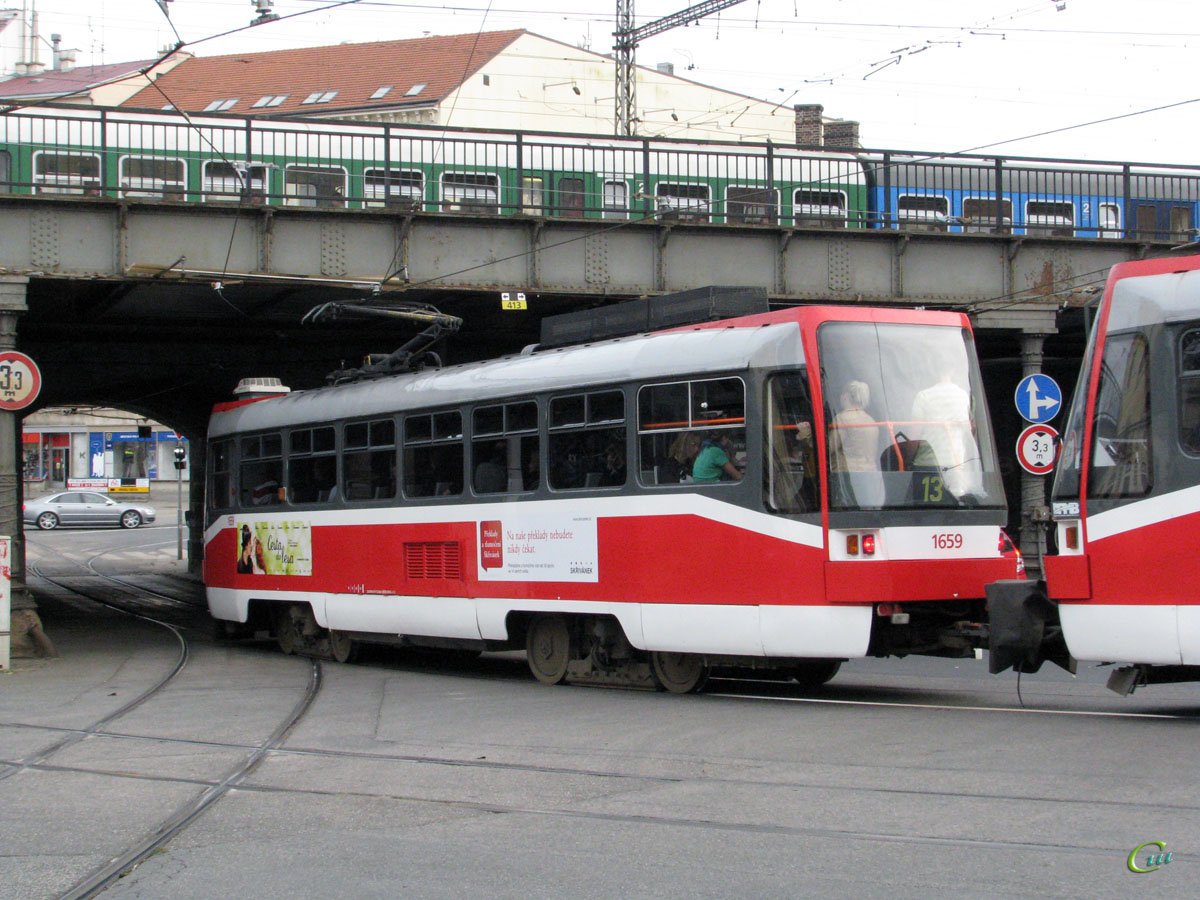 Брно. Tatra T3R №1659