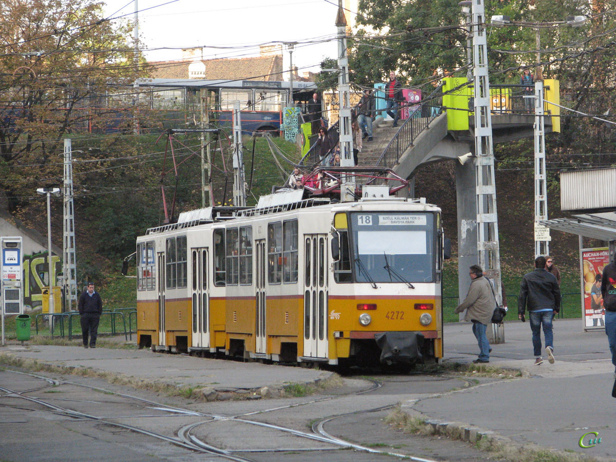 Будапешт. Tatra T5C5 №4272, Tatra T5C5 №4277