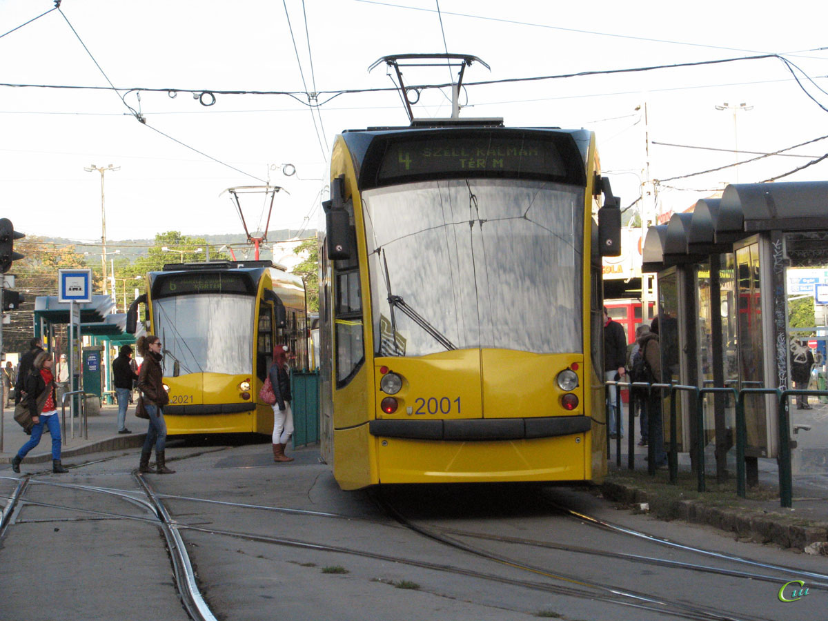 трамвай в будапеште