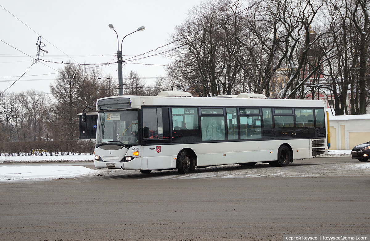 Санкт-Петербург. Scania OmniLink в751ат