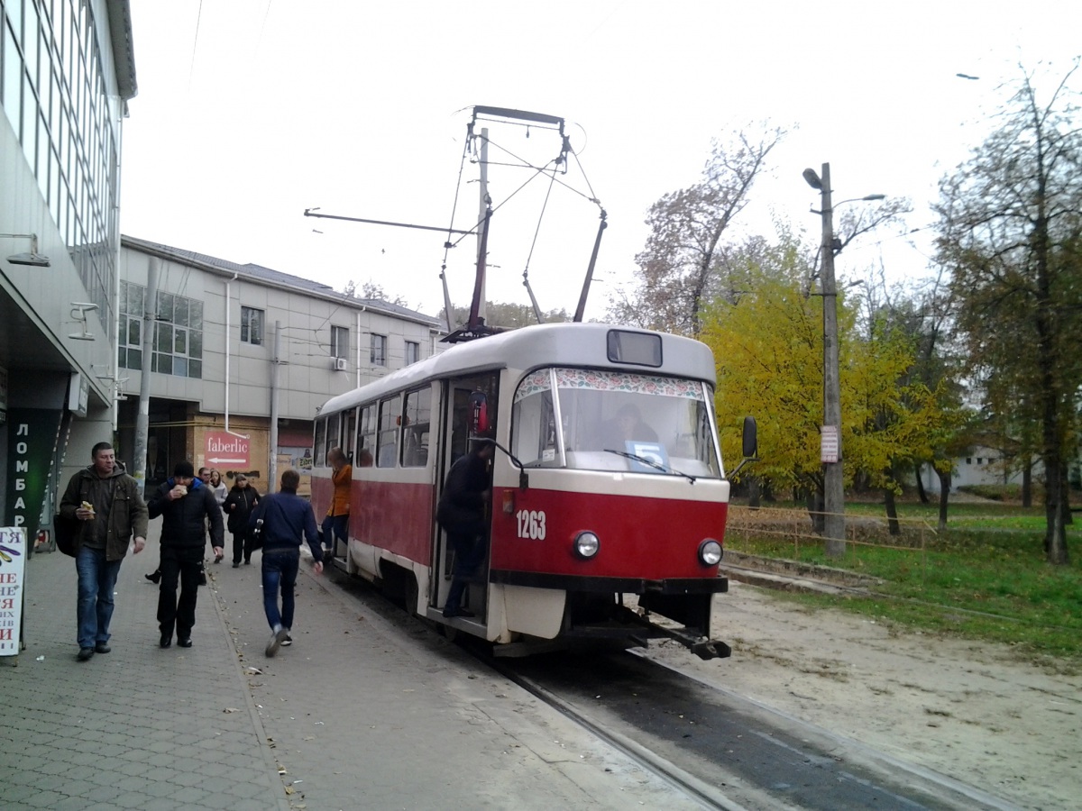Днепр. Tatra T3SU №1263