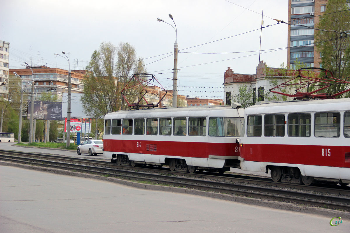 Самара. Tatra T3SU №814, Tatra T3SU №815