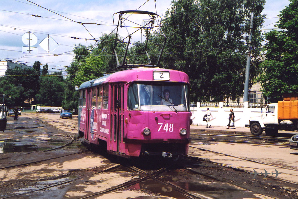 Харьков. Tatra T3SU №748