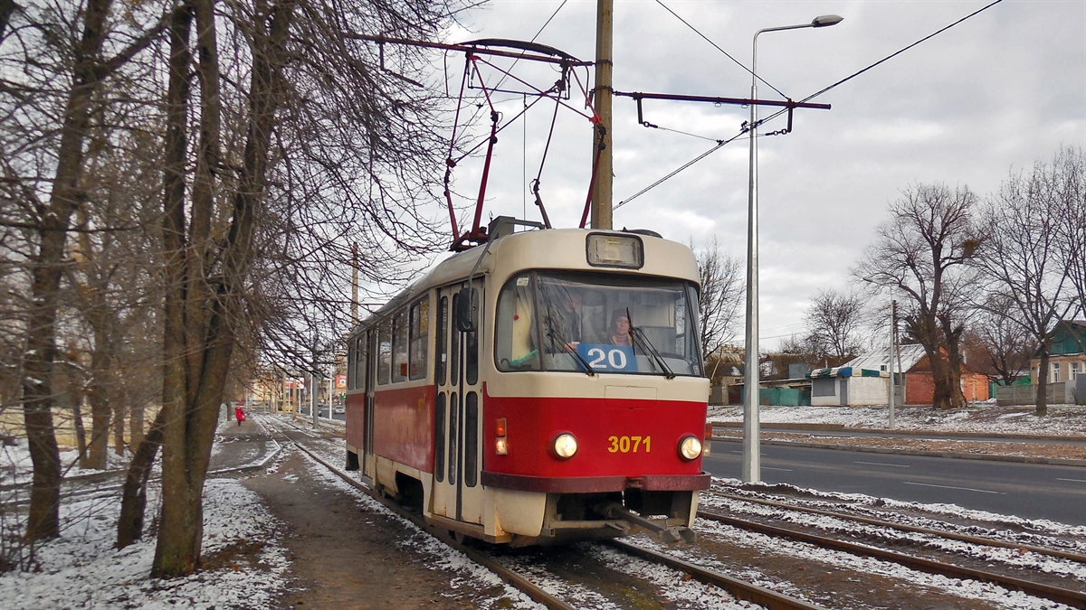 Харьков. Tatra T3SUCS №3071