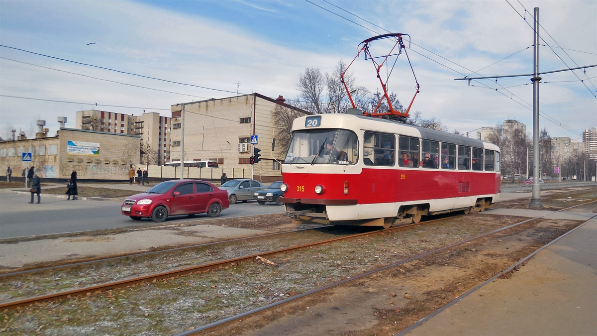 Харьков. Tatra T3SUCS №315