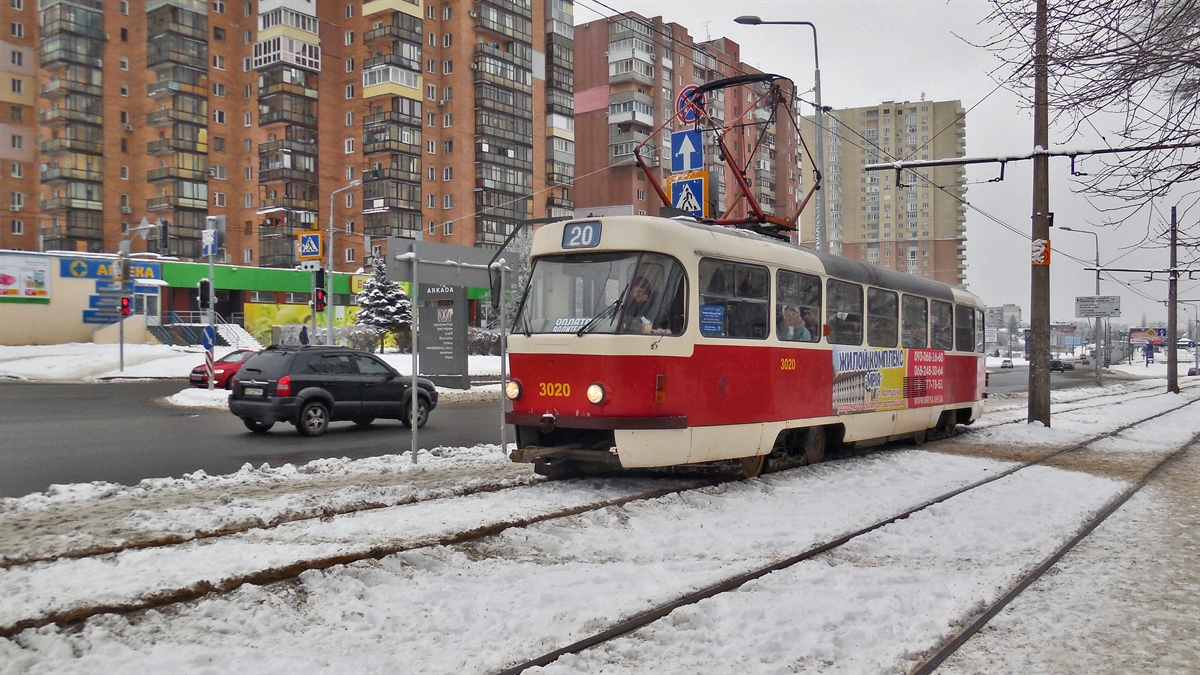 Харьков. Tatra T3SUCS №3020