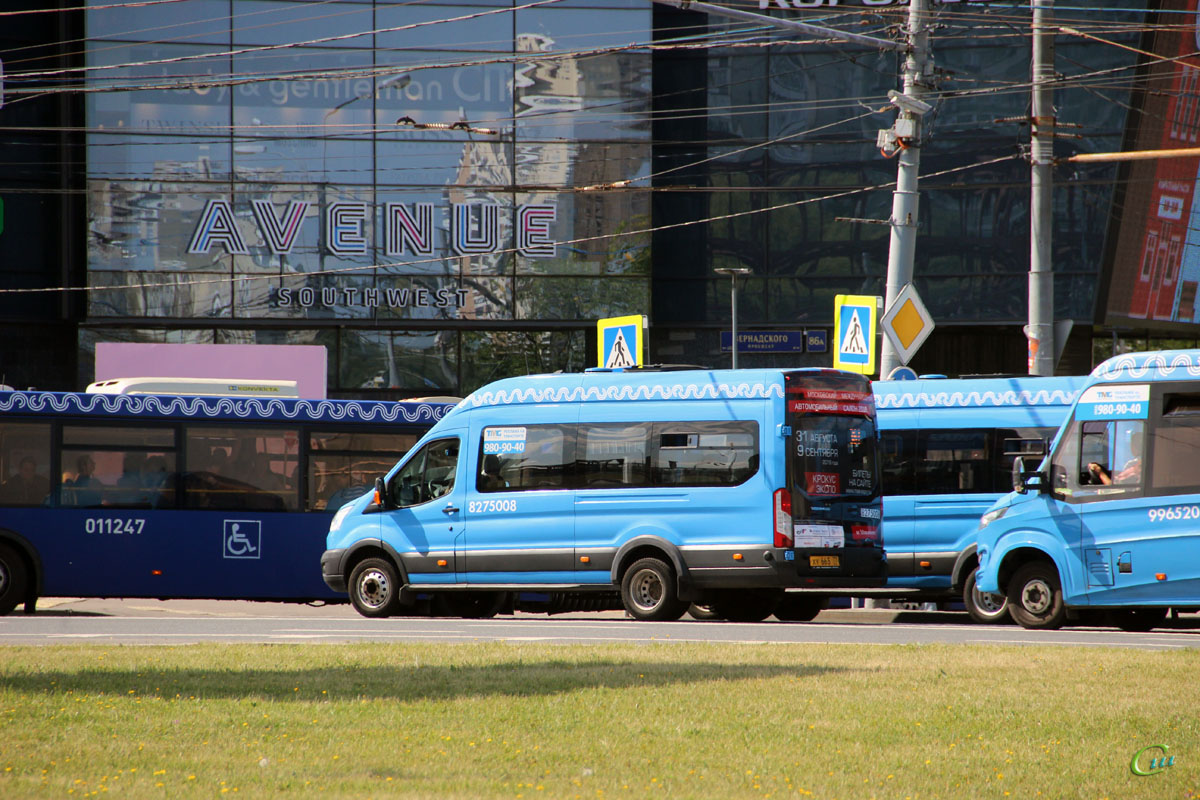 Москва. Sollers Bus (Ford Transit FBD) ху665