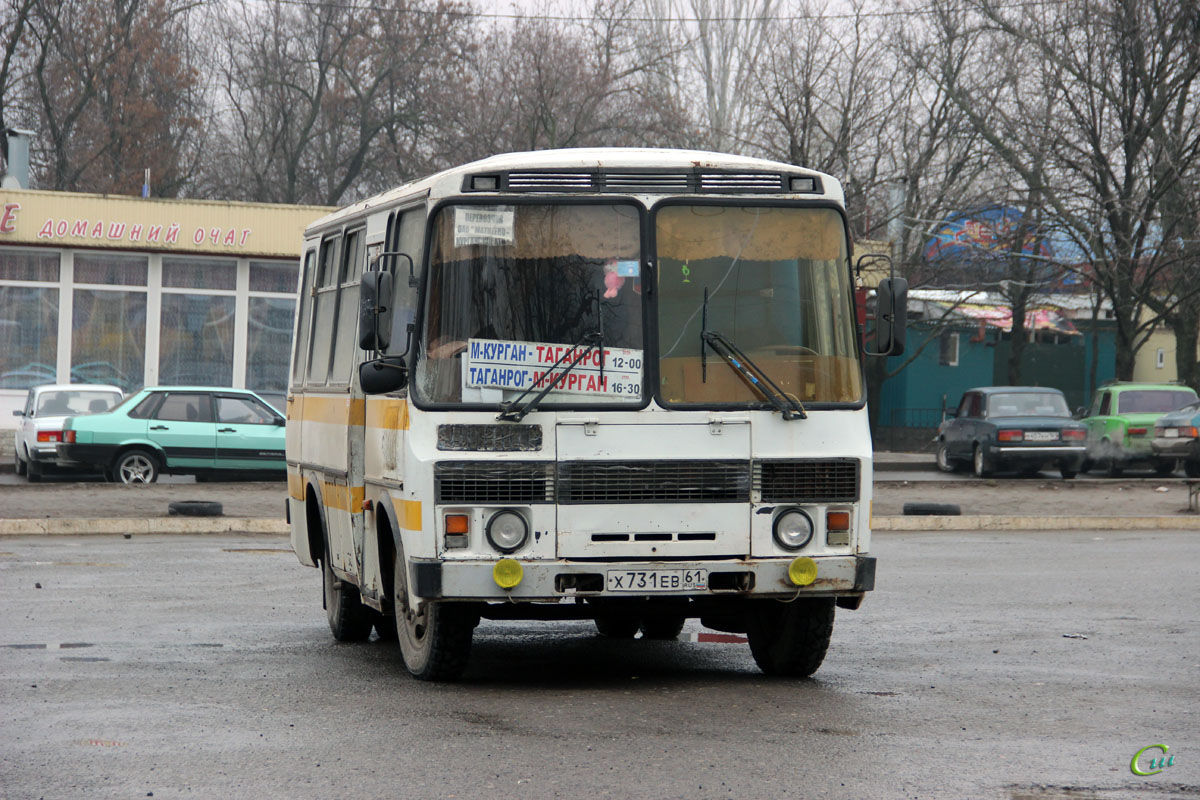 Таганрог. ПАЗ-3205 х731ев