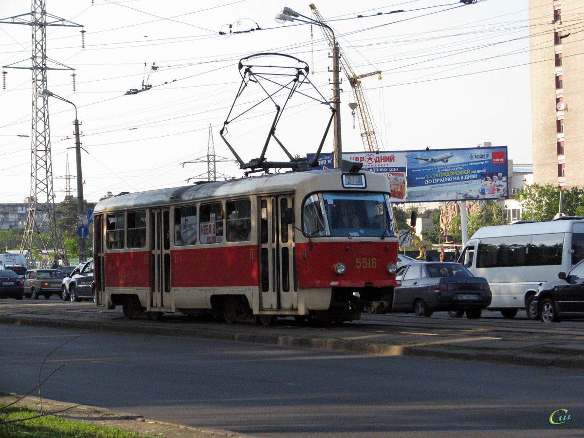 Киев. Tatra T3SU №5516