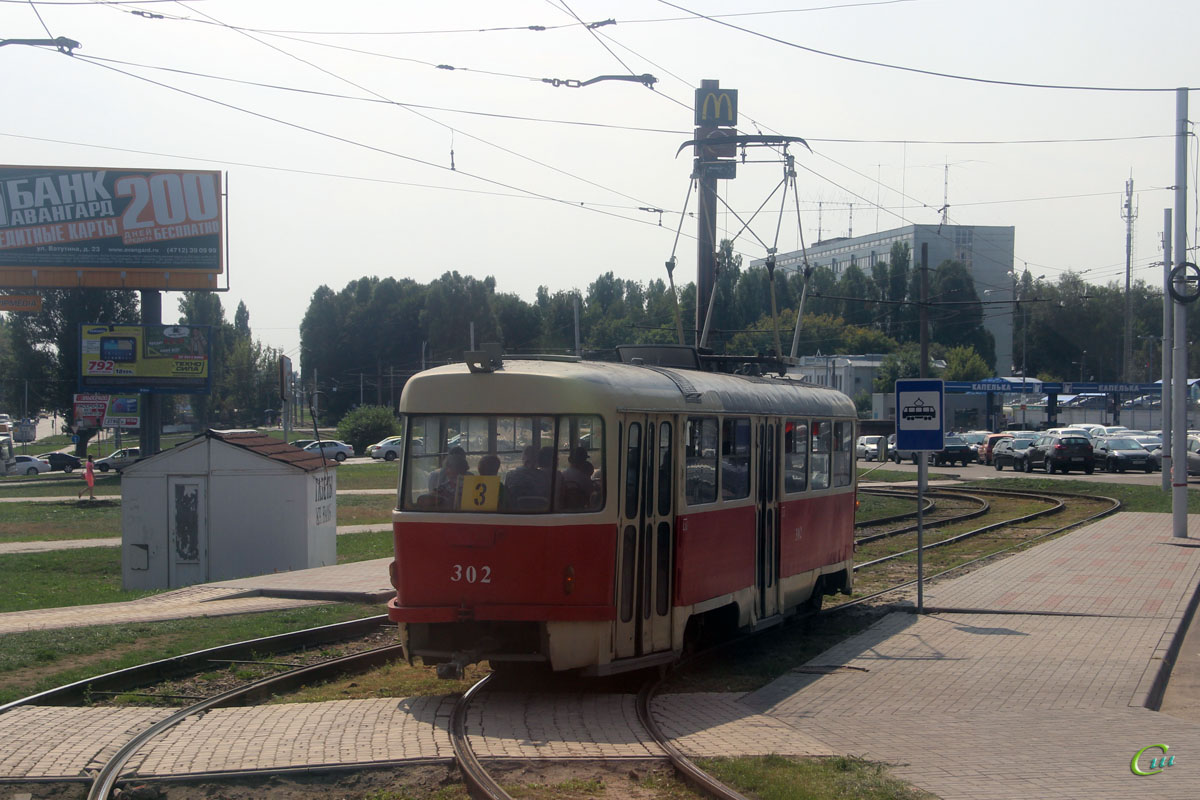 Курск. Tatra T3SU №302