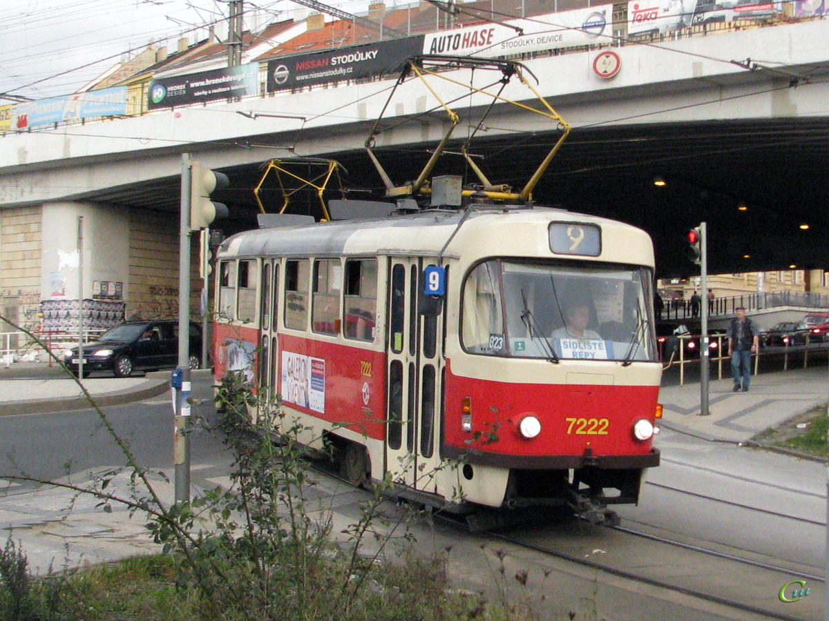 Прага. Tatra T3SUCS №7222