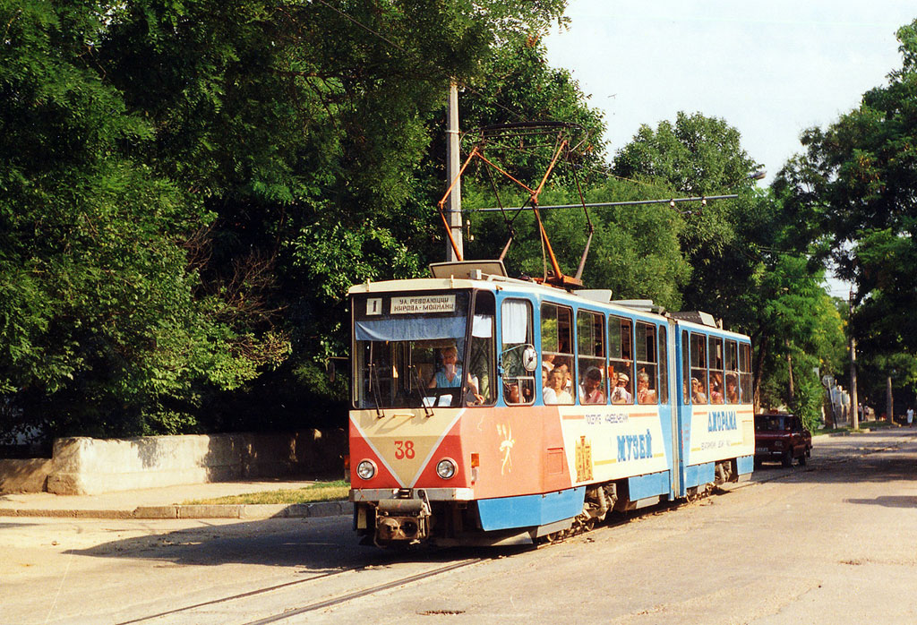 Евпатория. Tatra KT4SU №38
