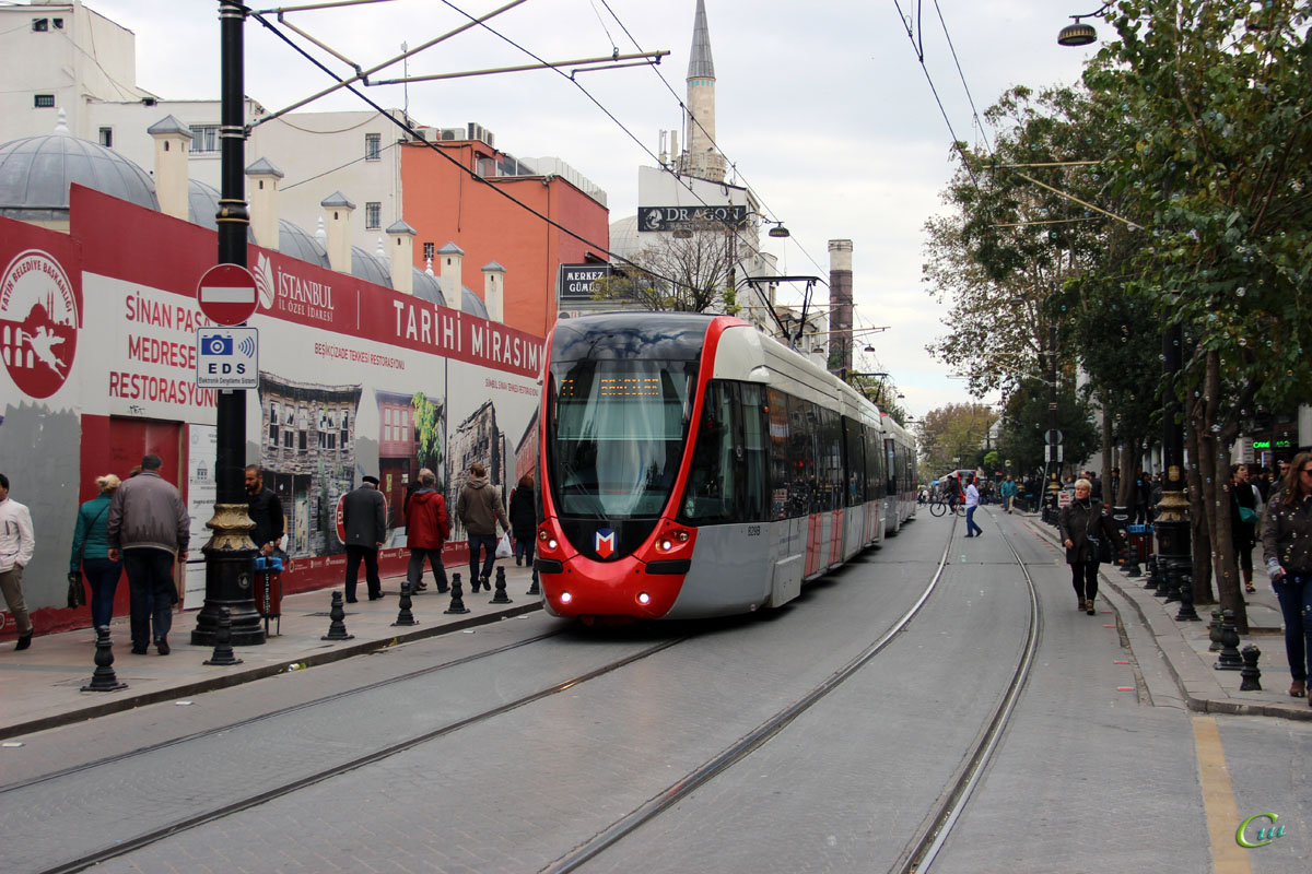 Стамбул. Alstom Citadis 301 №829