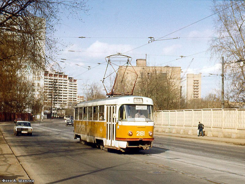 Москва. Tatra T3 (двухдверная) №2161