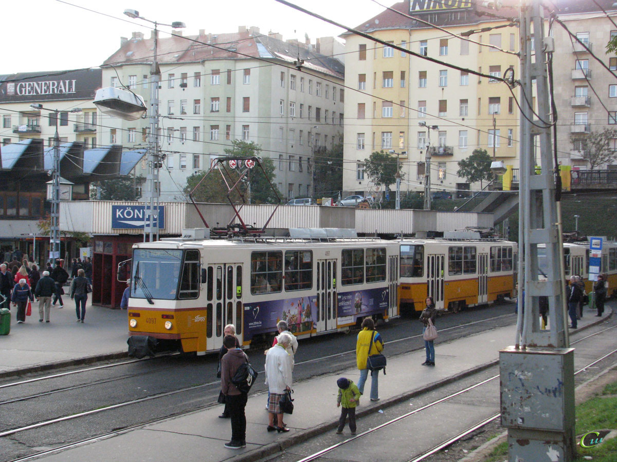 Будапешт. Tatra T5C5 №4097, Tatra T5C5 №4122