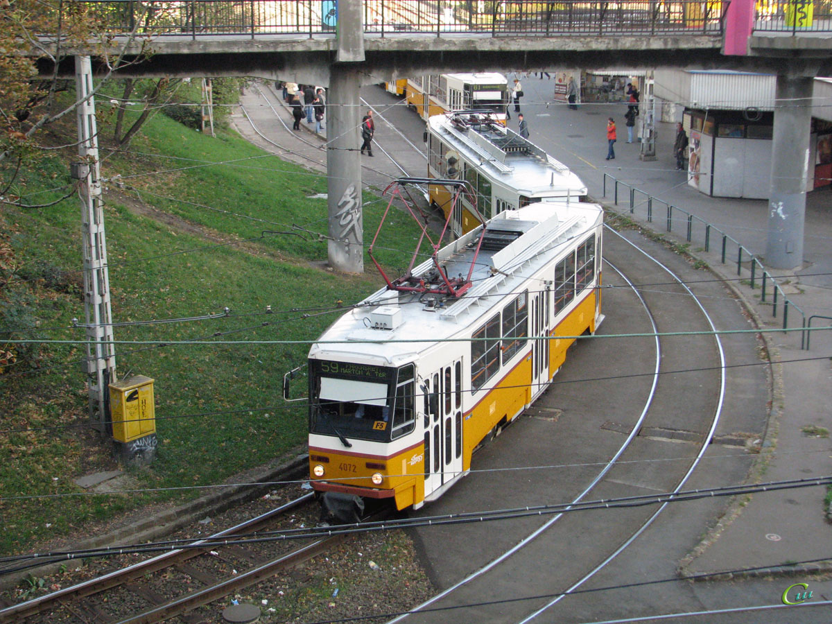 Будапешт. Tatra T5C5 №4072