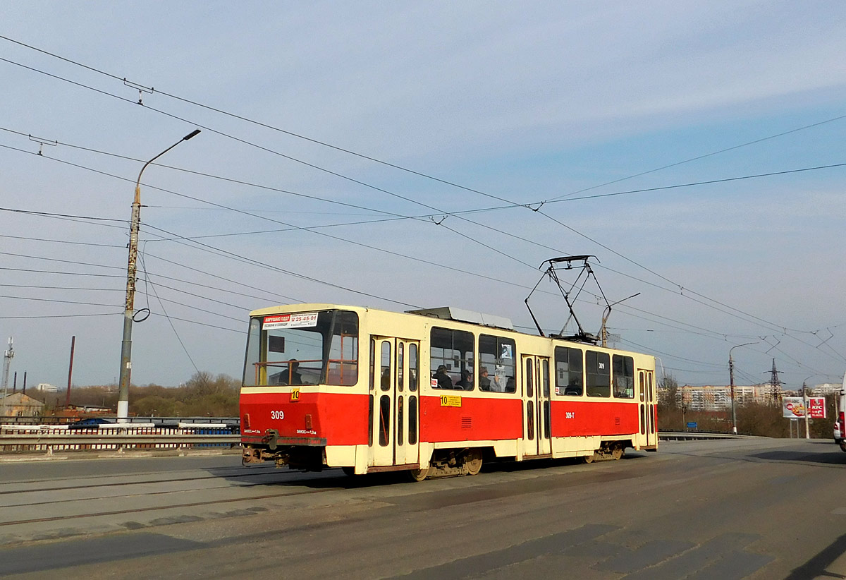 Тула. Tatra T6B5 (Tatra T3M) №309