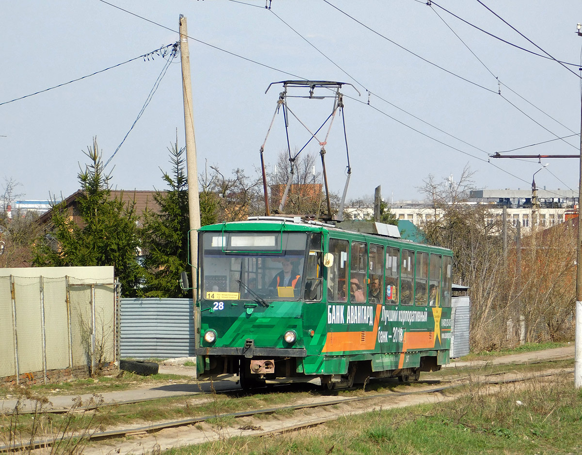 Тула. Tatra T6B5 (Tatra T3M) №28