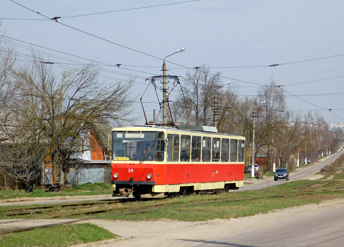 Тула. Tatra T6B5 (Tatra T3M) №26