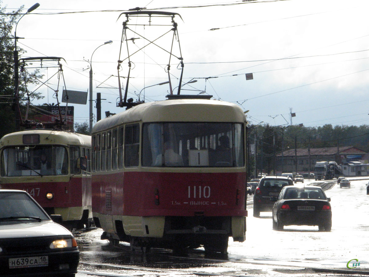 Ижевск. Tatra T3 (двухдверная) №1110