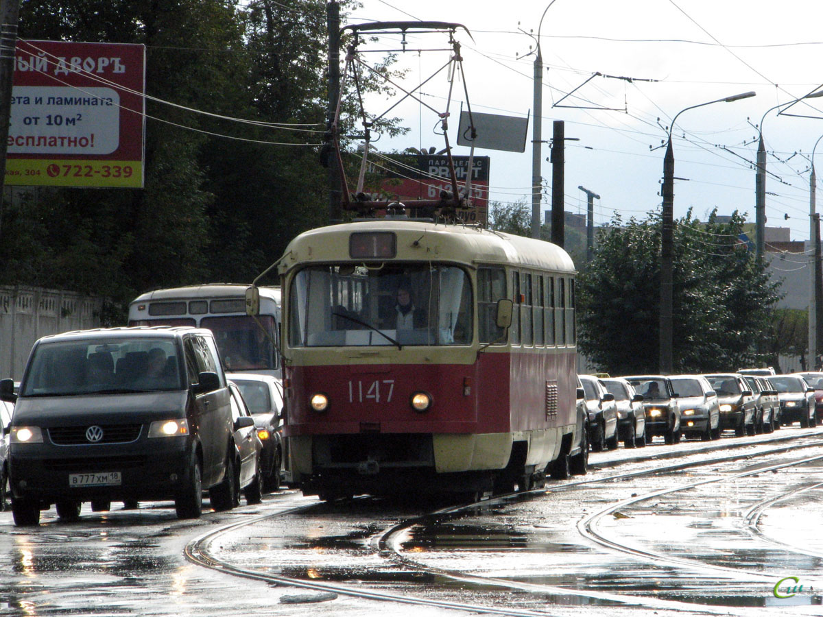 Ижевск. Tatra T3 (двухдверная) №1147