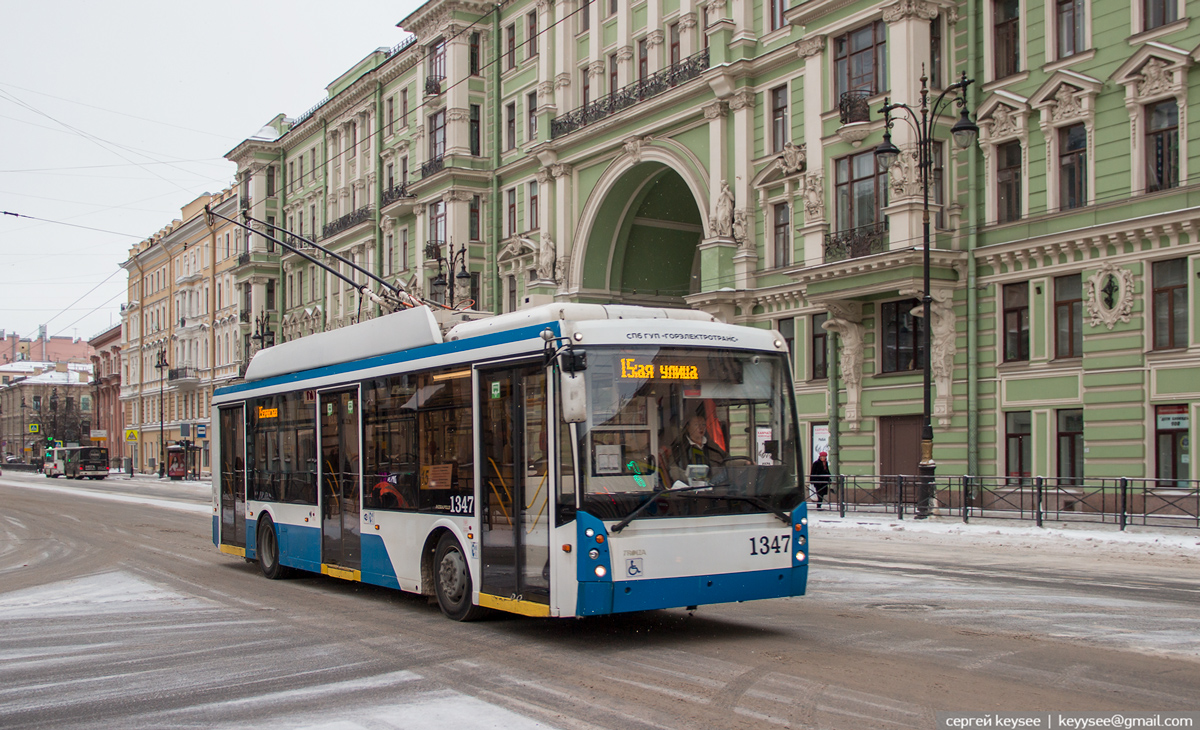 Фото троллейбуса санкт петербург