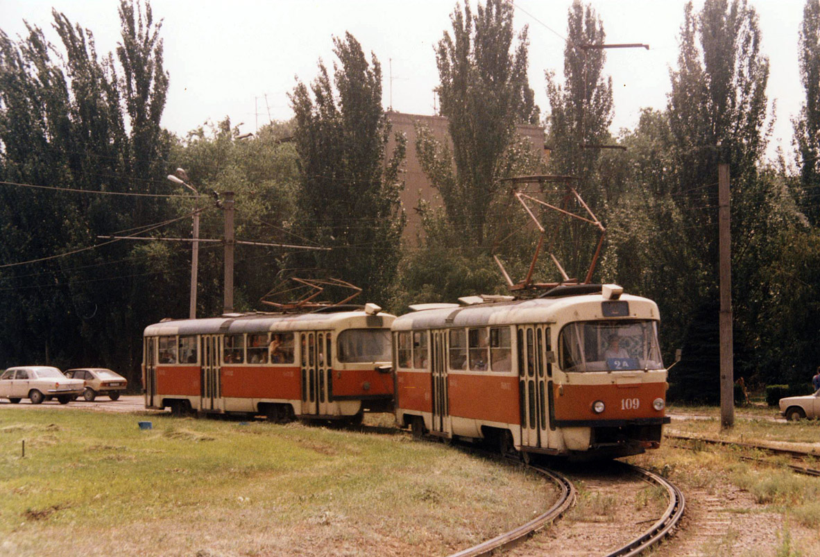 Волжский. Tatra T3SU №109, Tatra T3SU №110