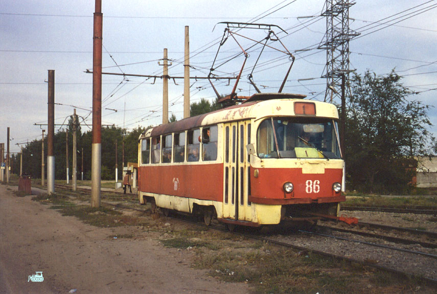 Волжский. Tatra T3 (двухдверная) №86