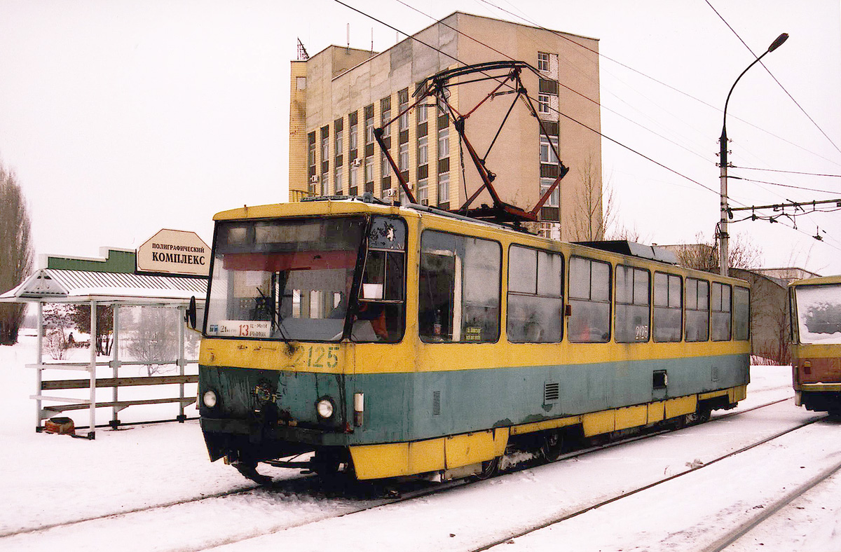 Липецк. Tatra T6B5 (Tatra T3M) №2125