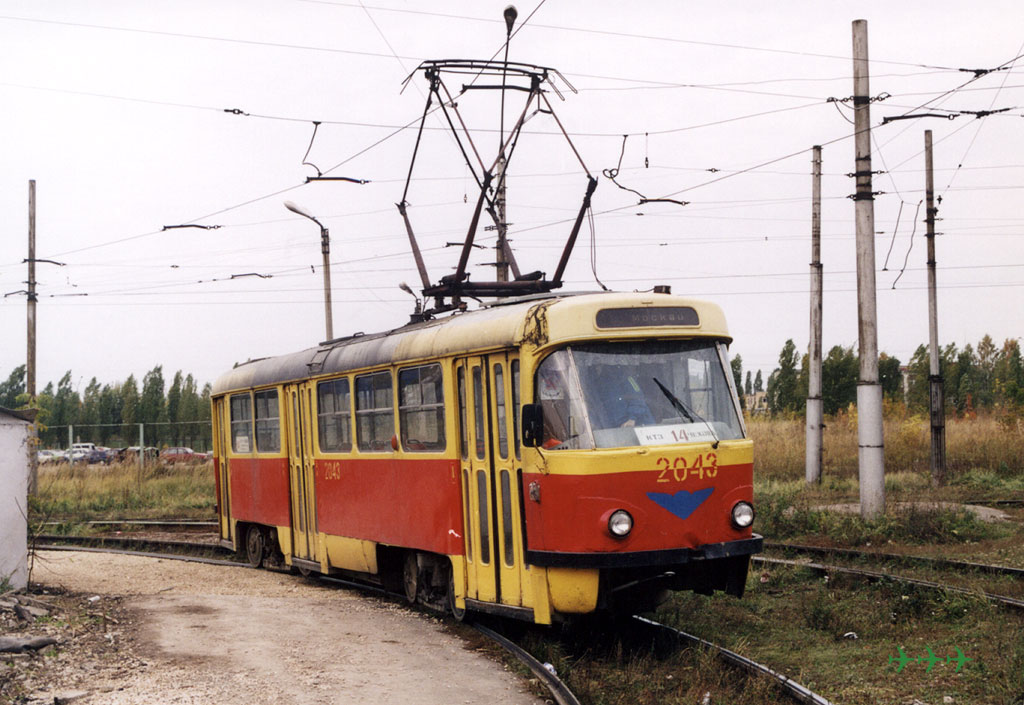 Липецк. Tatra T4D №2043